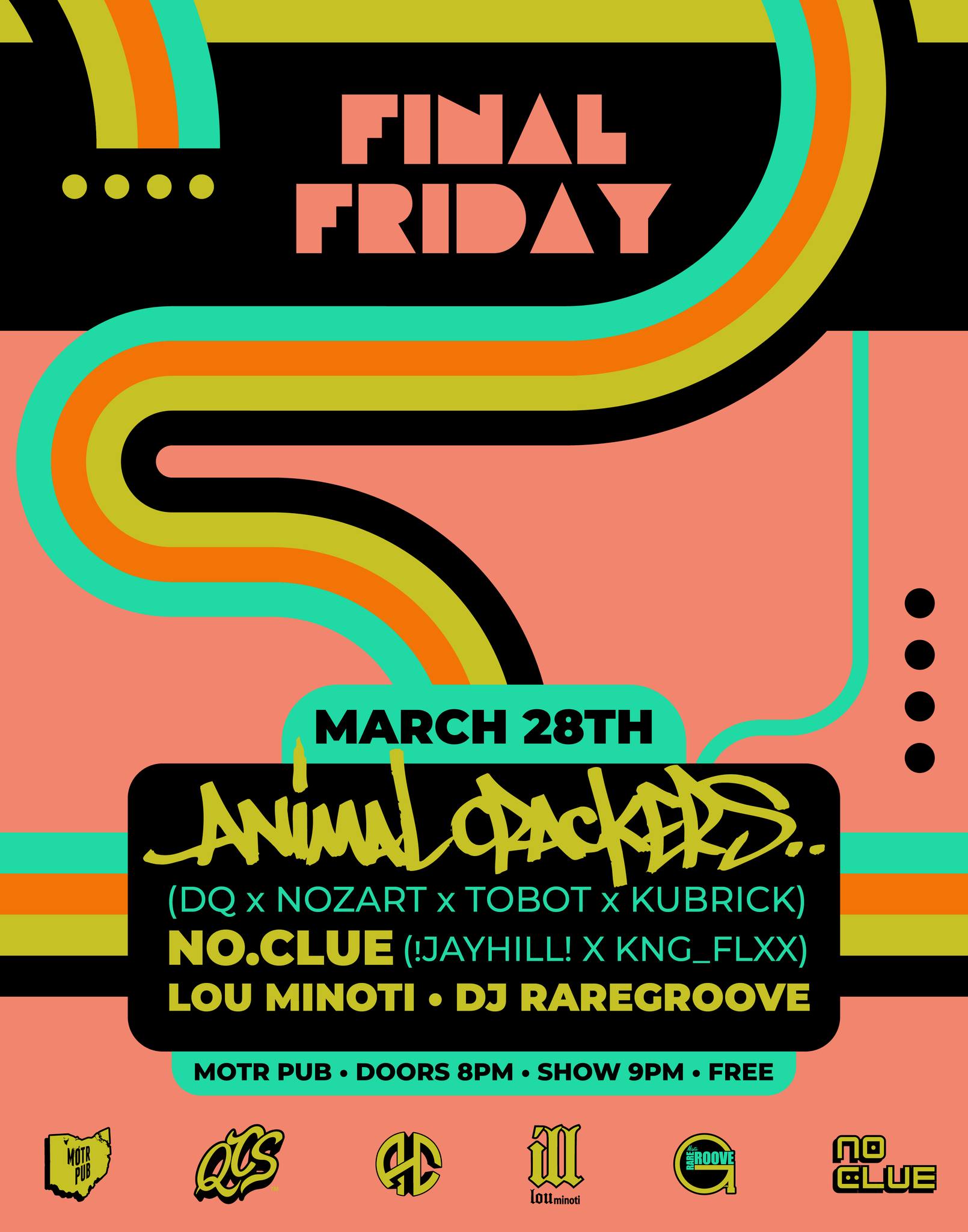 THEANIMALCRACKERS, No.Clue (¡Jay Hill! x kng_flxx), Lou Minoti, DJ RareGroove