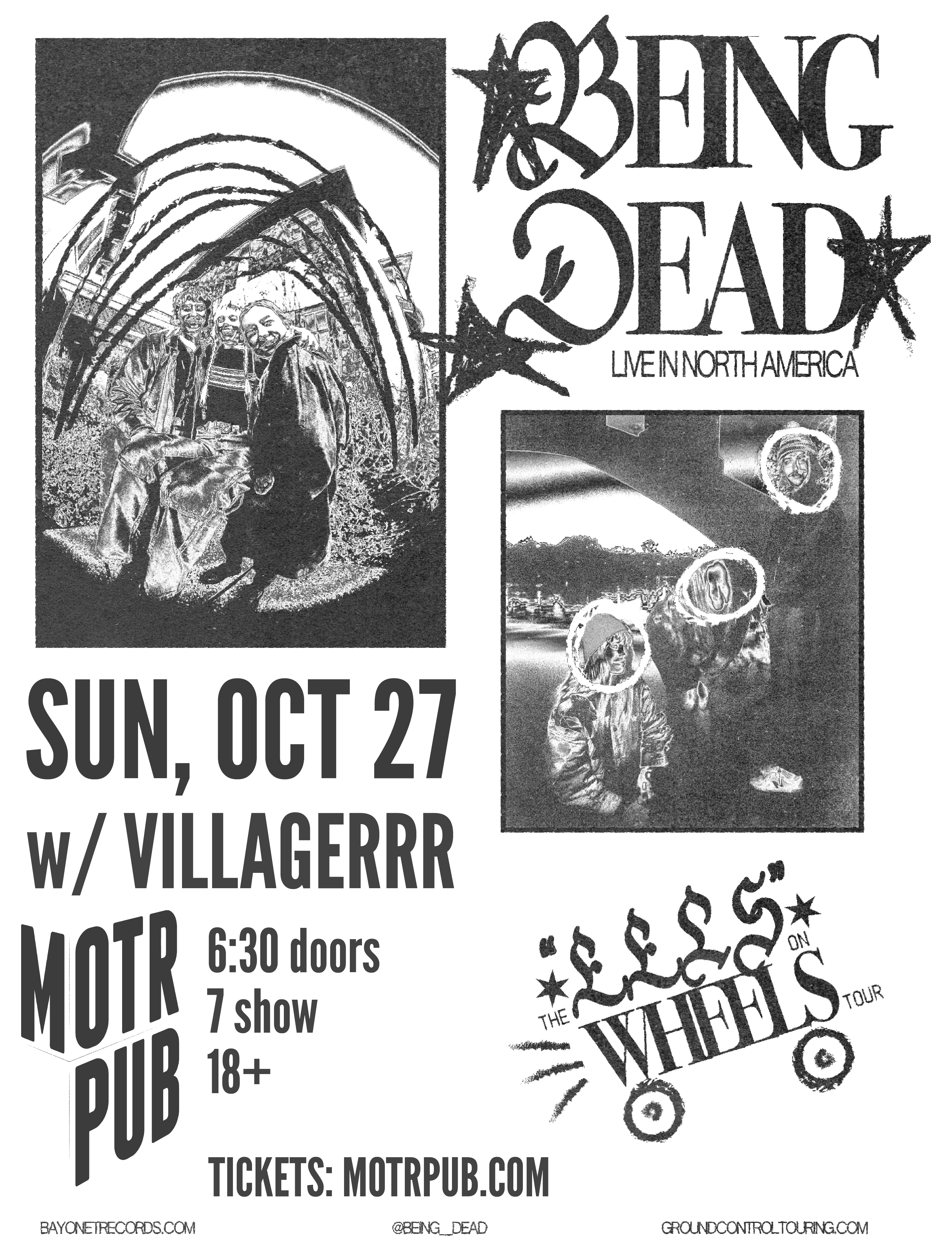 BEING DEAD (Austin, TX) w/ VILLAGERRR