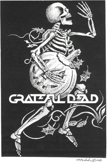 BACKSTAGE : GRATEFUL DEAD ART BY CHARLIE KELSCH october 27