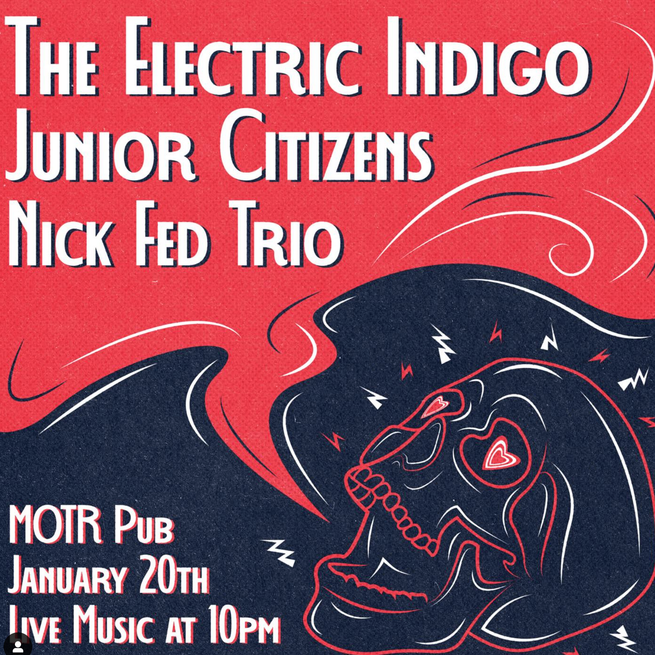 Junior Citizens, Electric Indigo, Nick Fed Trio